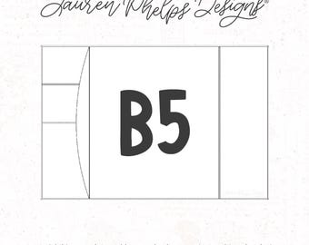 B5 | Doorzichtige zachte vinyl notebookomslag | 2 maten