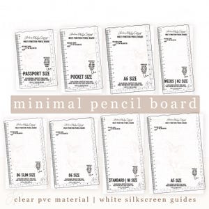 Clear Pencil Board | New Minimal Design