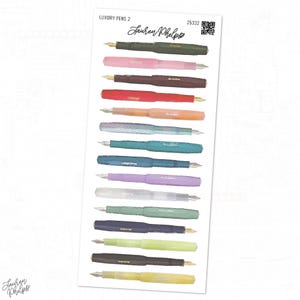 Luxury Pens 2 | Deco Sheet