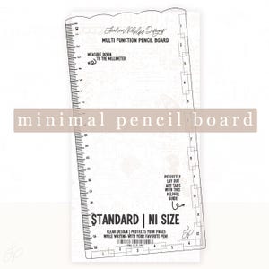 N1 | Standard Clear Pencil Board | Neues minimalistisches Design