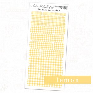 Büffel Kollektion | Zitrone | Washi Streifen Blatt