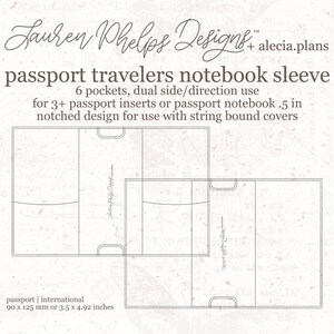 Passport Clear Vinyl Travelers Notebook Sleeve