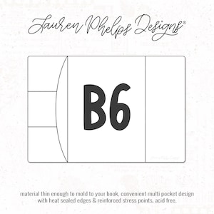 B6サイズ｜透明ソフトビニール製ノートカバー｜3サイズ展開