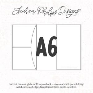 A6 | Clear Soft Vinyl Notebook Cover | 3 sizes