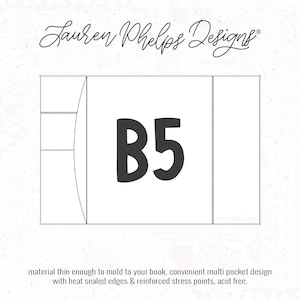 B5 | Clear Soft Vinyl Notebook Cover | 2 sizes