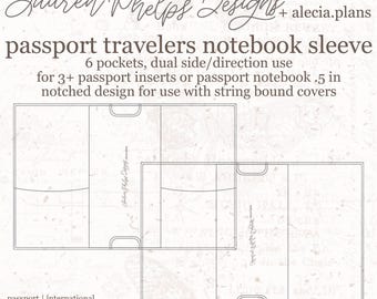 Passport Clear Vinyl Travelers Notebook Sleeve