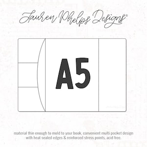 A5 | Clear Soft Vinyl Notebook Cover | 3 sizes