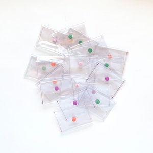 Bolsa de vinilo, tarjetero transparente, tarjetero de regalo