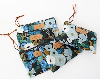 Rifle Paper Co. Print Coin Wallet, Coin Purse, Floral Coin Pouch, Gift Card Holder, Handmade Gift