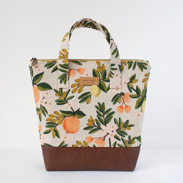 Rifle Paper Co. Insulated Lunch Bag, Eco Friendly Tote, Sustainable Bag, Handmade Gift, Lunch Bag