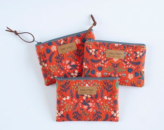 Rifle Paper Co Coin Wallet, Coin Purse, Change Purse, Gift Card Holder, Handmade Pouch