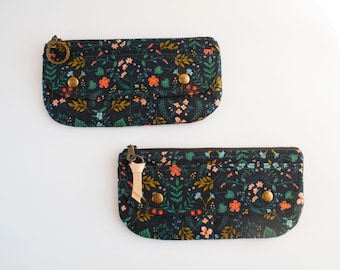 Rifle Paper Co. Print Coin Wallet, Change Purse, Card Holder, Coin Purse, Floral Coin Pouch, Gift Card Holder, Handmade Gift