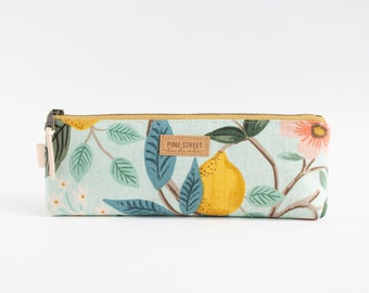 Rifle Paper Co. Pencil Pouch, Zipper Pouch, Pencil Pouch, Gadget Bag