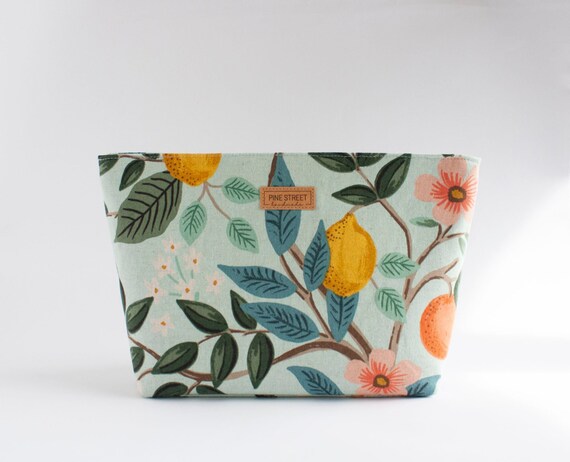 Rifle Paper Zipper Bag, Zipper Pouch, Unique Gift, Makeup Bag