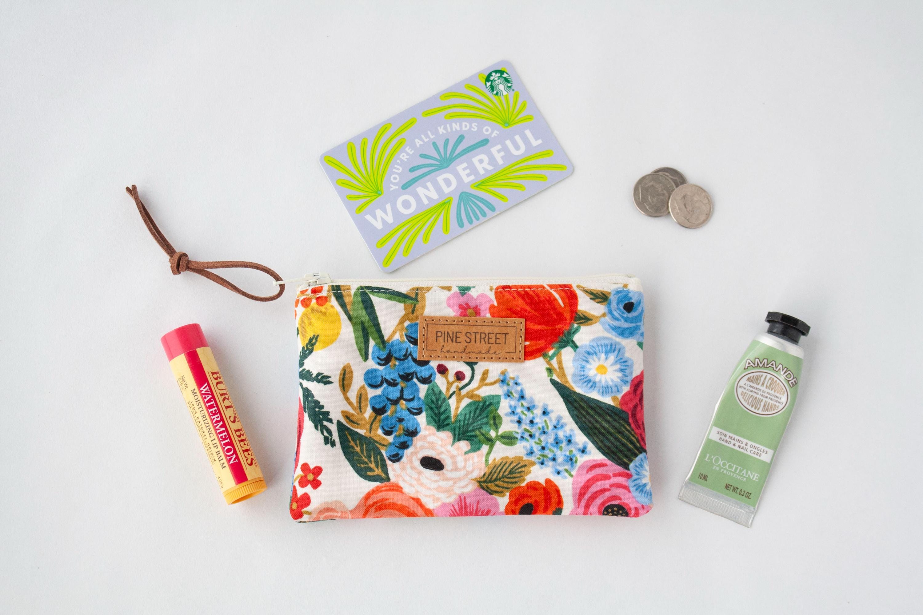 Rifle Paper Co. Print Coin Wallet, Coin Purse, Floral Coin
