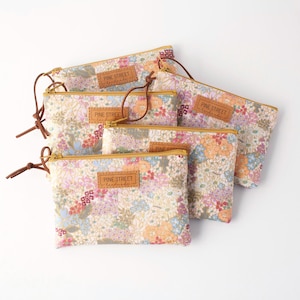 Rifle Paper Co. Coin Pouch, Small Zipper Bag, Mini Wallet, Fabric Zipper Bag, Handmade Gift