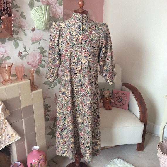 wrap for dresses Blue floral Wrap Dress for Women