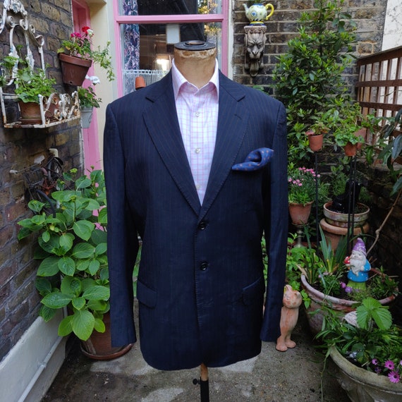 Bespoke Italian-made pinstripe blazer. High quali… - image 2