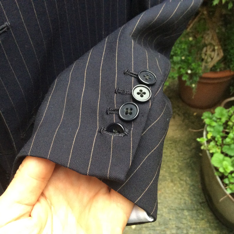 Denman & Goddard Bespoke Pinstripe 3piece Suit From 1972 in Etsy