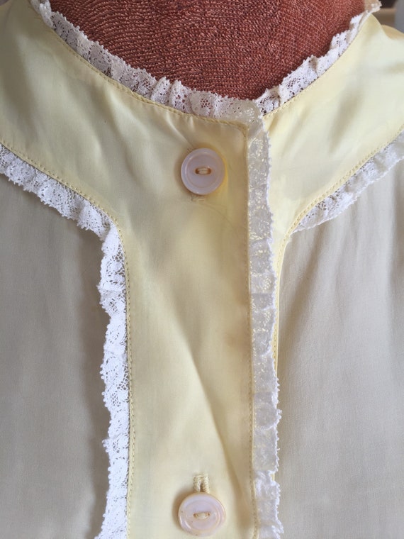 Rare 1940s lounge pyjamas. Yellow. M. VGC - image 3