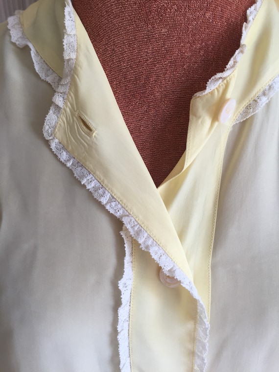 Rare 1940s lounge pyjamas. Yellow. M. VGC - image 2