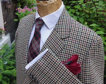 Tailored Jacket Hand Woven Tweed Sand Star – BONCOURA