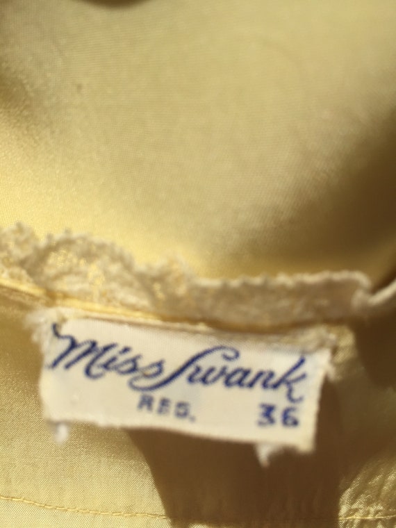 Rare 1940s lounge pyjamas. Yellow. M. VGC - image 8