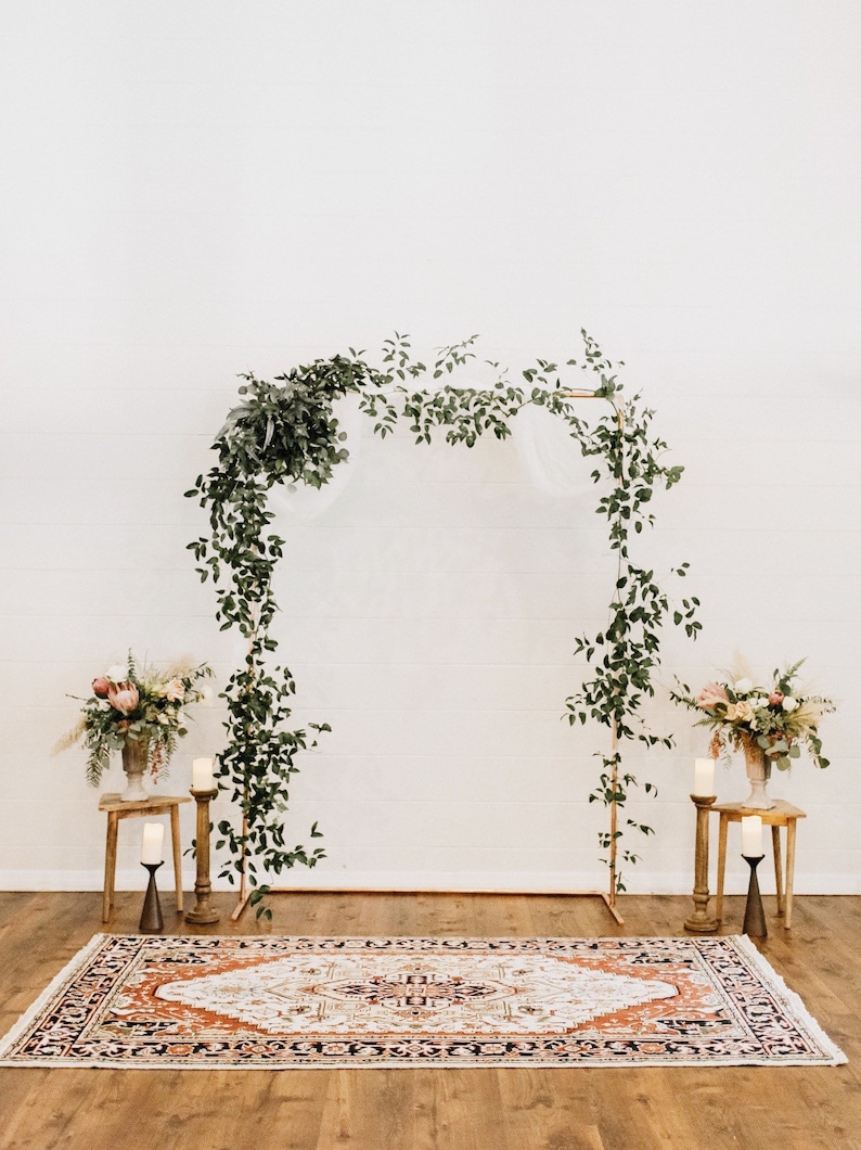 Wedding Backdrop/ Copper Backdrop Stand/ Ceremony Backdrop/ Wedding Arch image 1