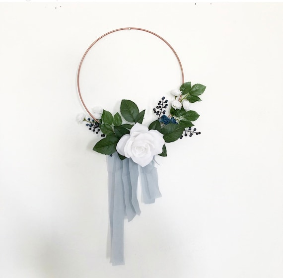 bridesmaid wreath bouquet