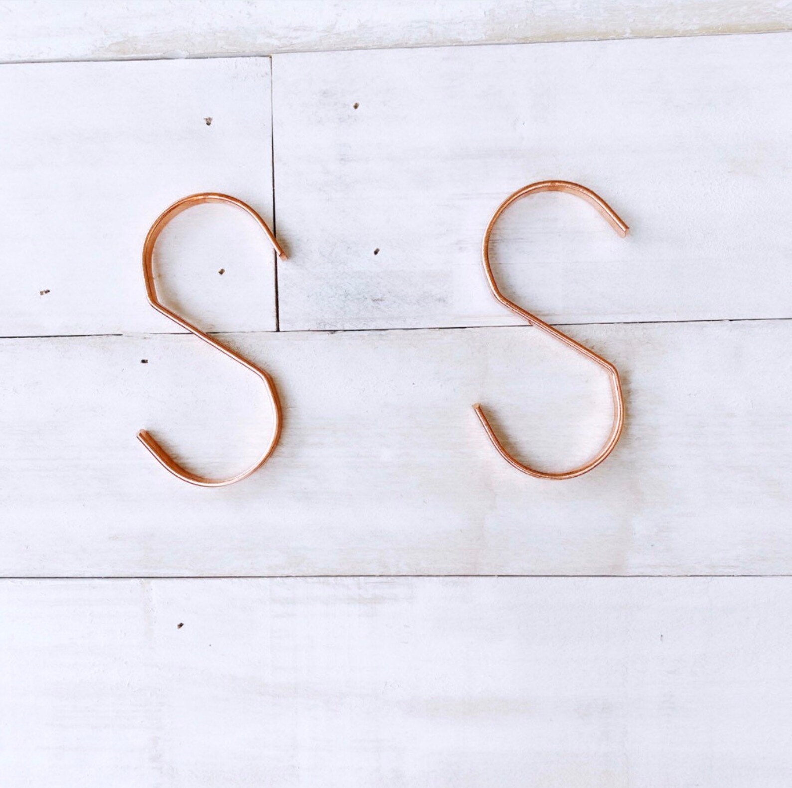Rose Gold S Hooks/ Sign S hooks/ stand Etsy
