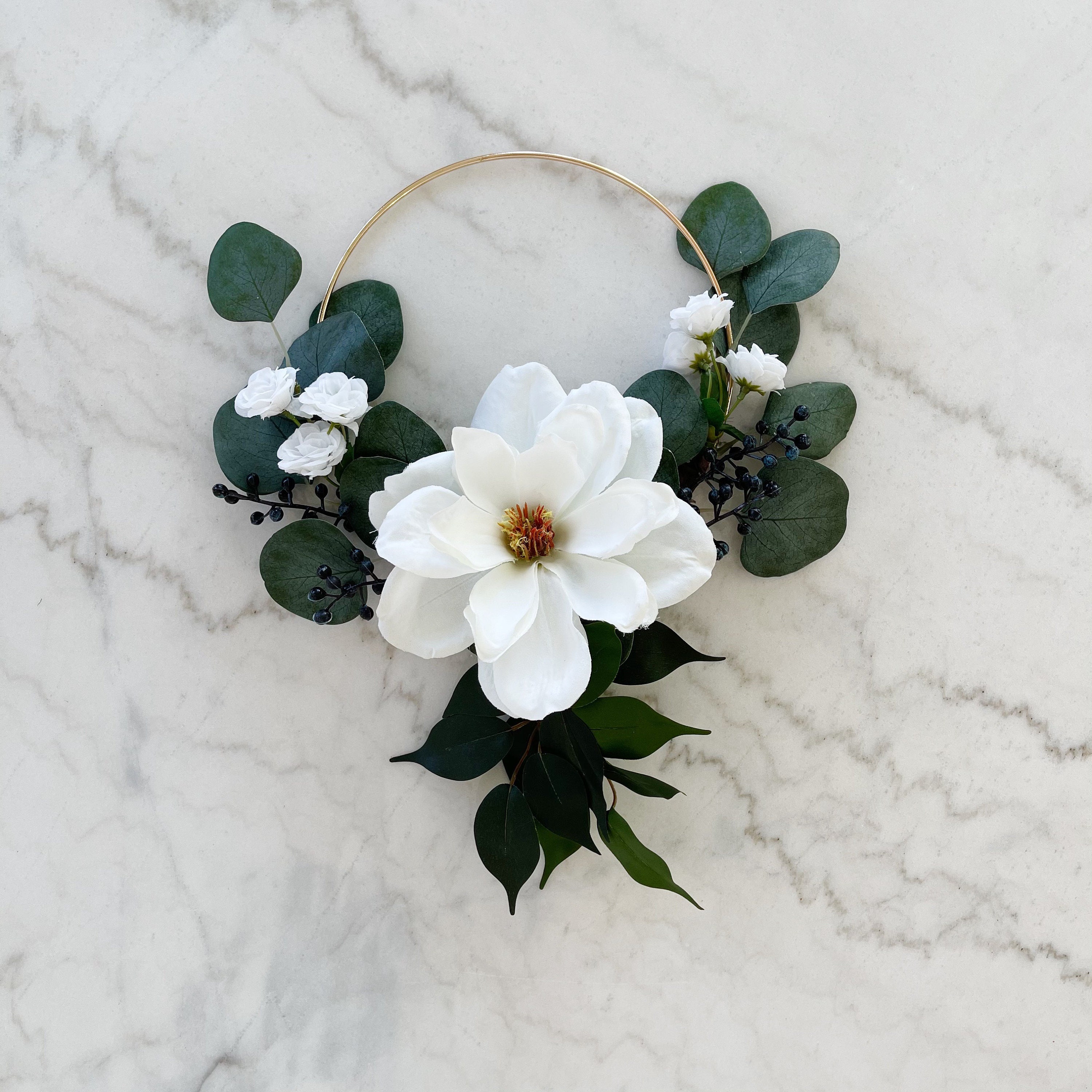 wedding flower hoop