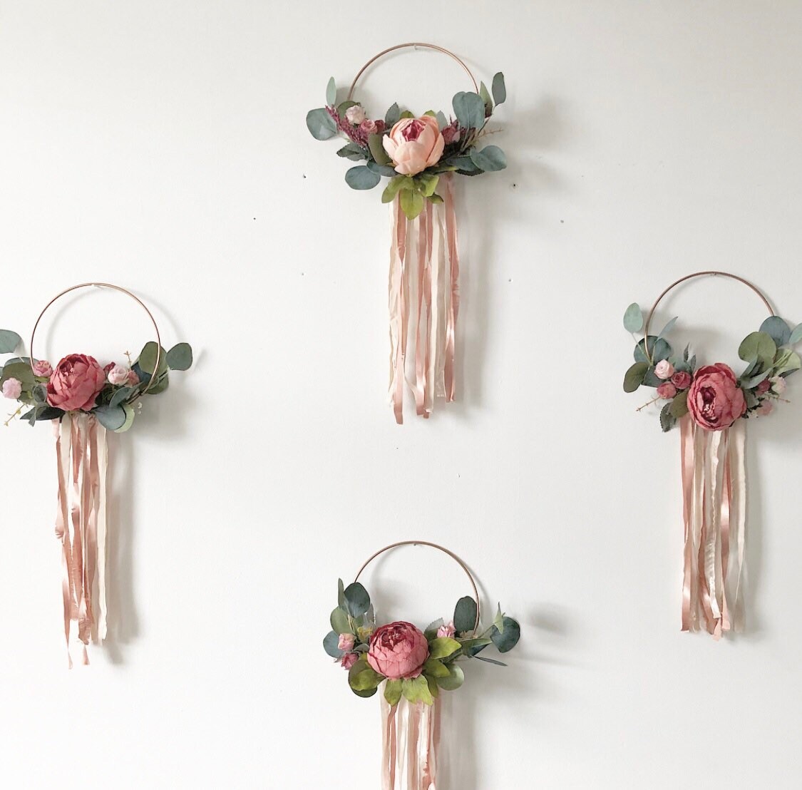 Bridesmaids hoop bouquet