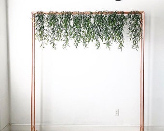 Telón de fondo de la boda / soporte de cobre / soporte de telón de fondo / Arco de la ceremonia /