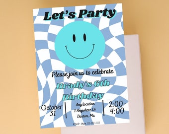 Invitación de cumpleaños de fiesta
