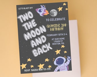 DOS la invitación a la fiesta de la luna y la espalda