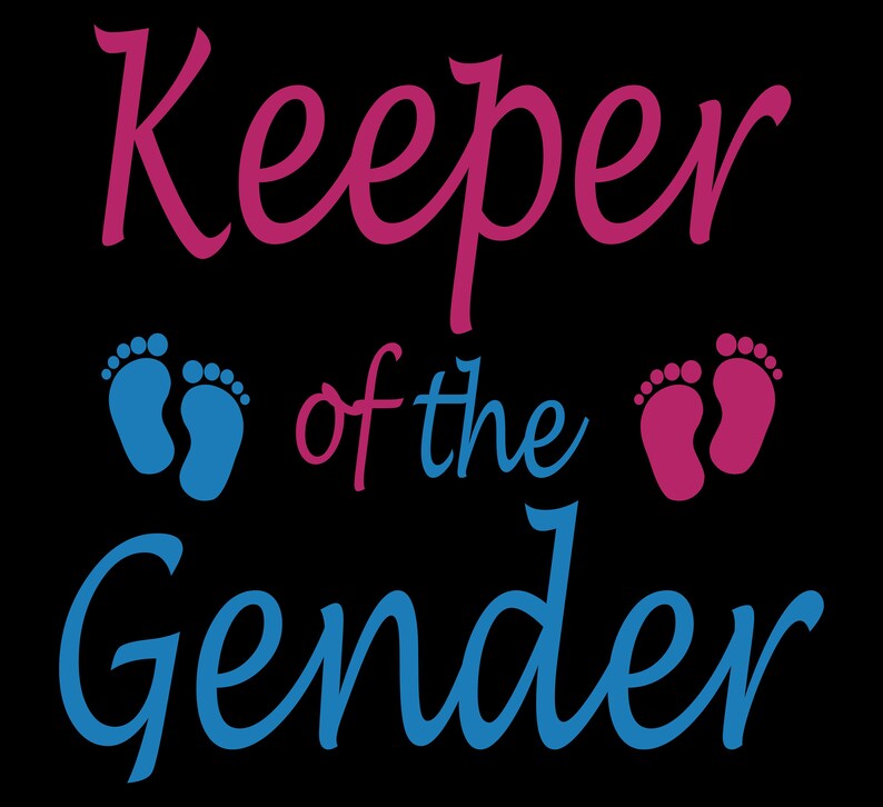 Keeper of the Gender SVG Gender Keeper Svg Cutting File Svg - Etsy