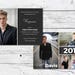 Graduation Announcement, Invitation, Stationery Card, Photo Template, Senior - Printable & Customizable