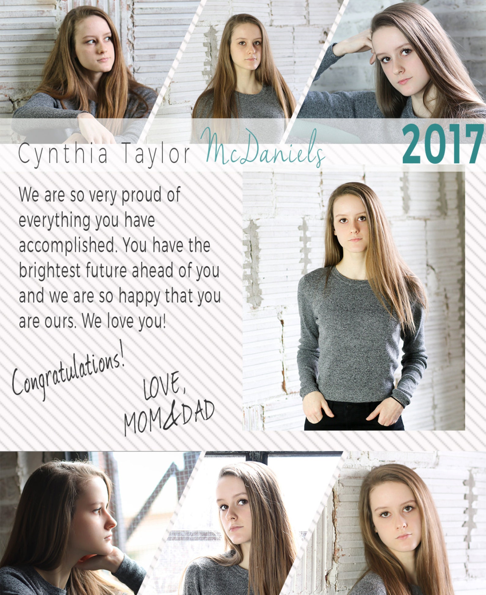 Senior Yearbook Ad, Template, Graduation Immediate Download
