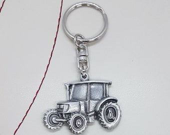 Tractor Keychain | Etsy