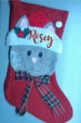 Personalized Cat Stocking, Pet Christmas Stockings, Your Cats Name Here,  Custom Pet Christmas 