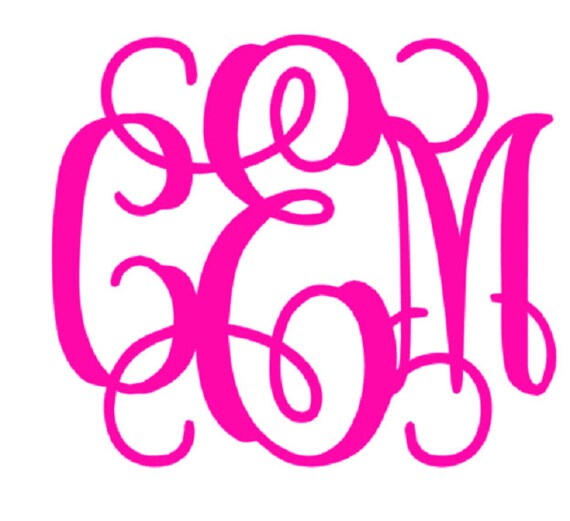 outdoor vinyl monogram, car monogram, outdoor monogram, outdoor decal, car decal, outdoor car decal,car sticker, outdoor car sticker