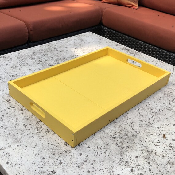 Yellow ECO Rectangular Serving Tray LIMITED EDITION Etsy
