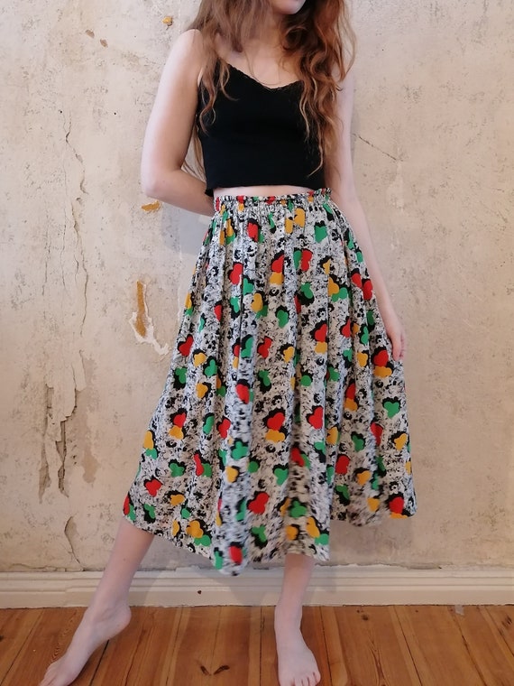 Plus size midi skirt 80s online