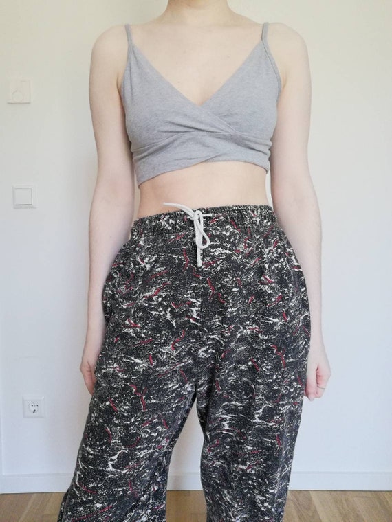 Veri pantaloni da jogging vintage per il tempo libero anni '80