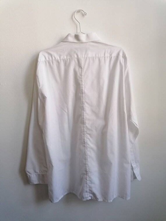 True Vintage Shirt 70s 80s 90s White 100% Cotton … - image 2