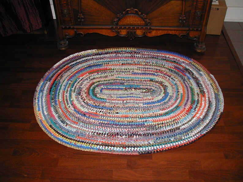Oval Toothbrush Rag Rug/pet Bed/basket Pattern Digital Download Etsy