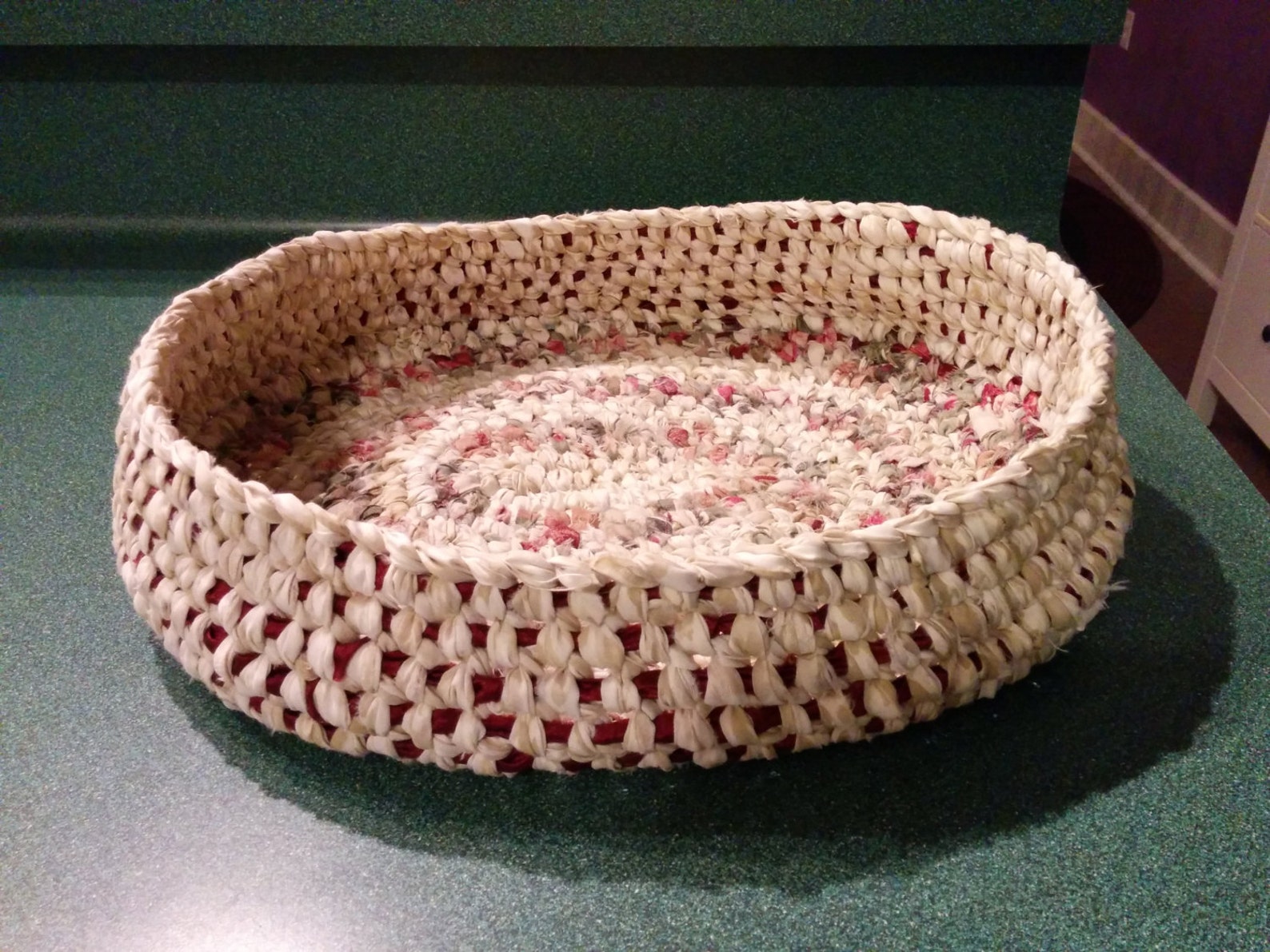 Oval Toothbrush Rag Rug/pet Bed/basket Pattern Digital Etsy