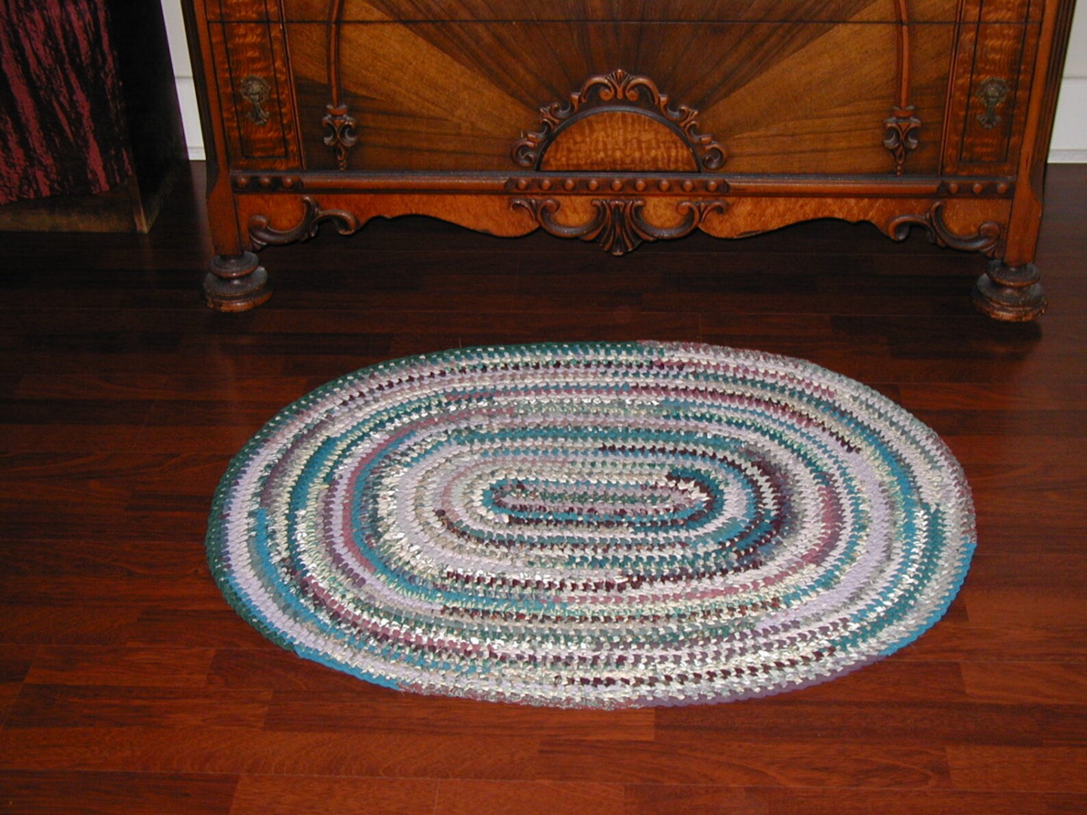 Oval Toothbrush Rag Rug/pet Bed/basket Pattern Digital Etsy