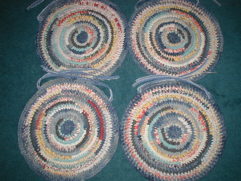 Round Toothbrush Rag Rug Pattern with Needle Etsy