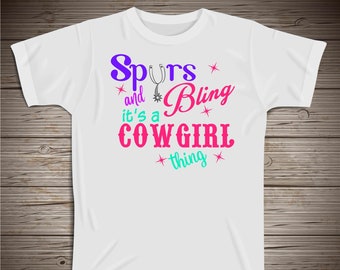 sparkly spurs shirt